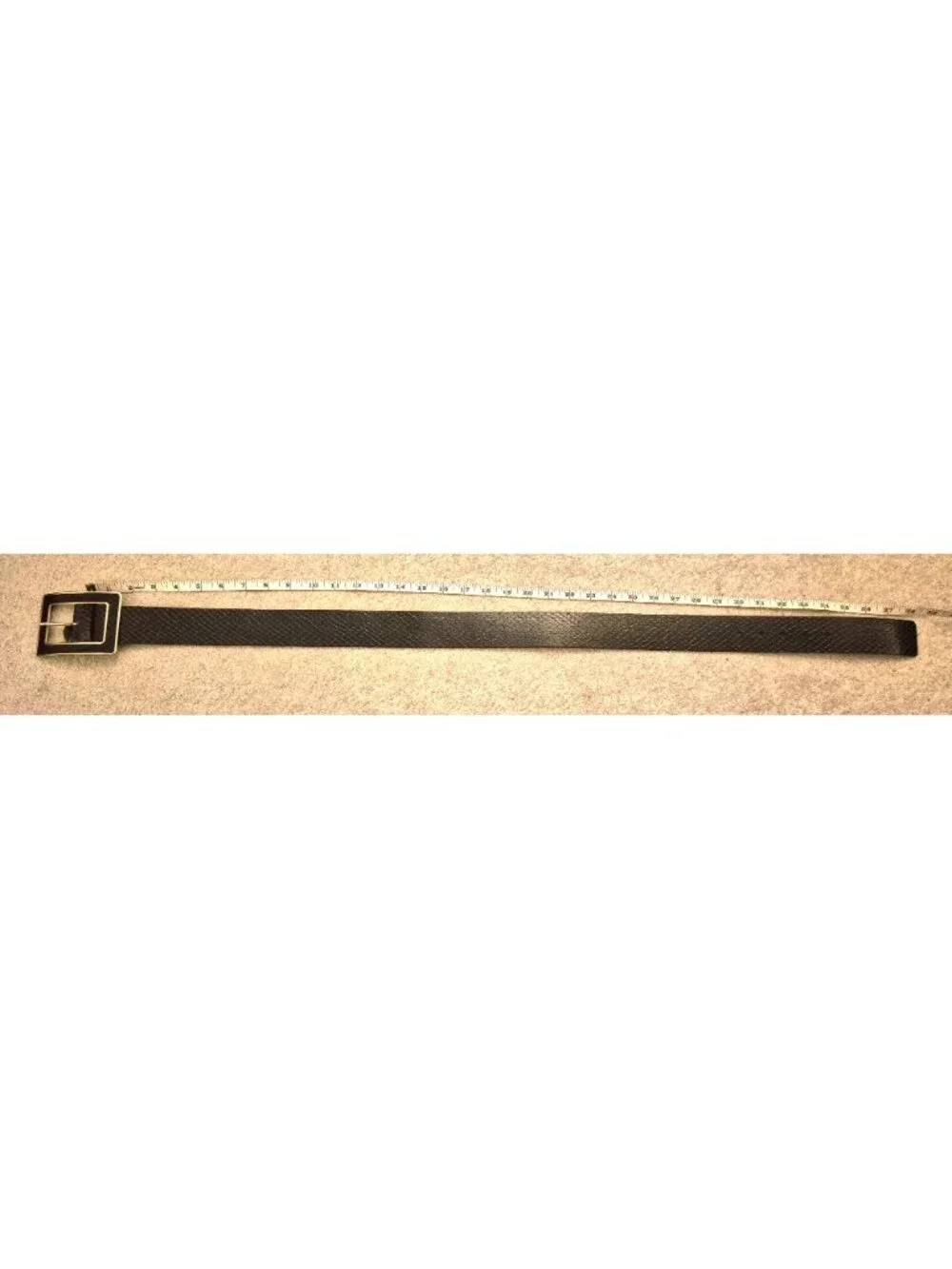 Banana Republic Dark Brown Genuine Leather Reptile Print Wide Belt Size M EUC